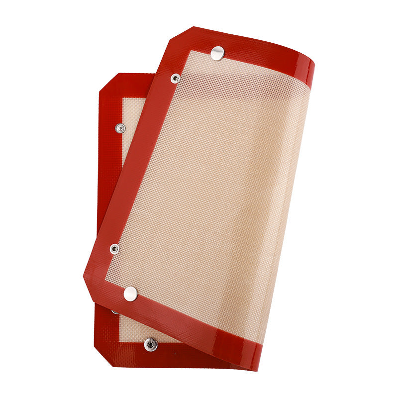 Silicone Baking Mat with Button Fastening - Non-Stick, Heat-Resistant, Reusable