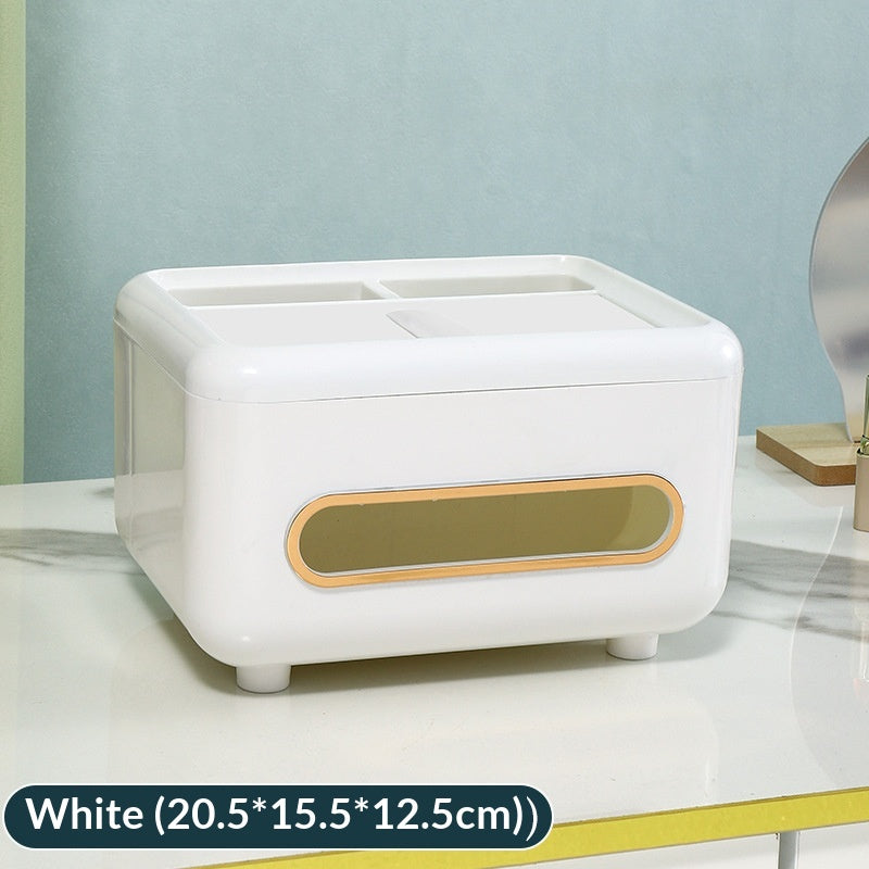 Luxury Desktop Tissue Box – Modern Home Office & Living Room Decor