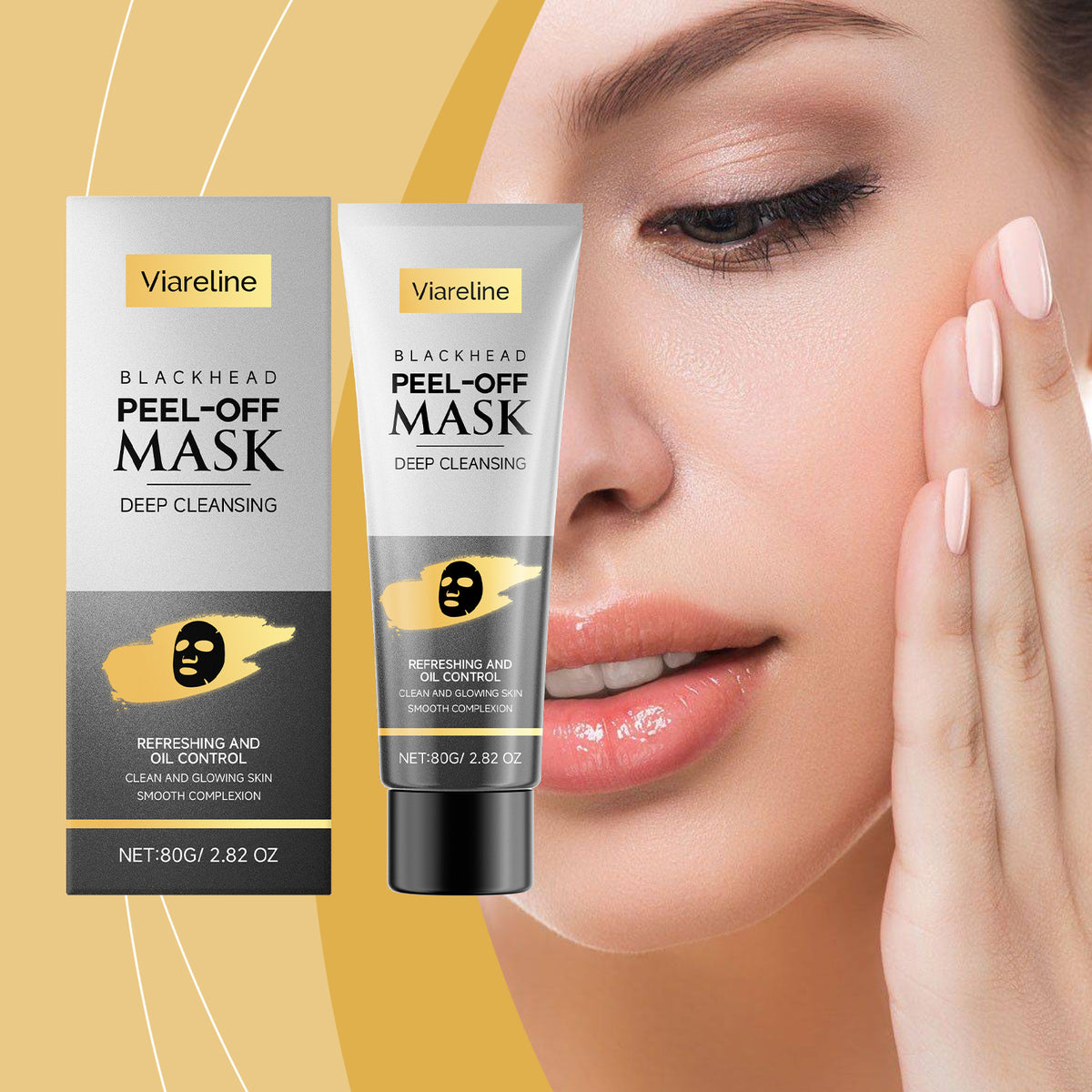 Blackhead Peel-Off Mask 80G for Clear Skin & Pore Detox - Skin Care