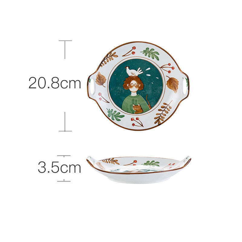 Ceramic Tableware Set Household Porcelain Dish and Bowl Collection