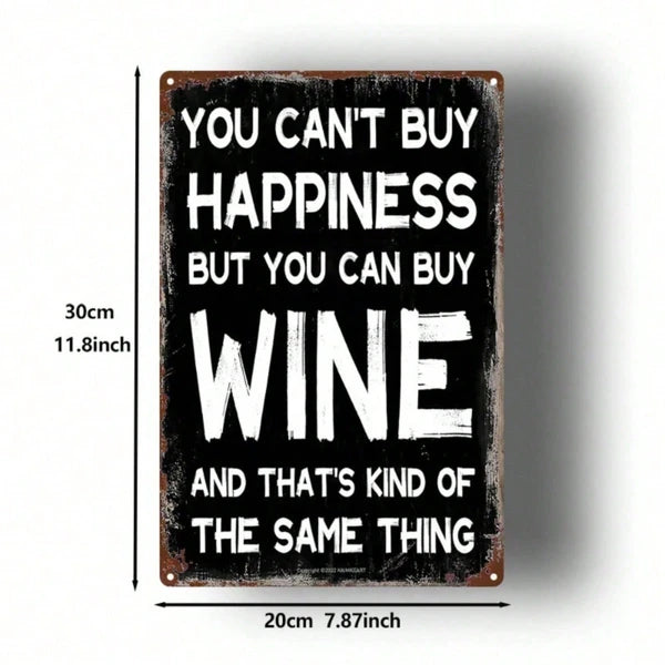 Metal Tin Wall Decoration Sign - 20cm x 20cm