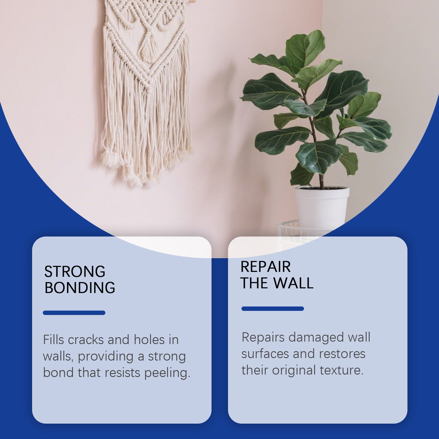 Wall Repair Kit - Wall Patching, Spackle & Putty for Home Wall Fixing