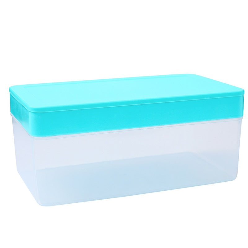 Large Capacity Silicone Ice Cube Mold Food Grade Ice Tray Refrigerator Container