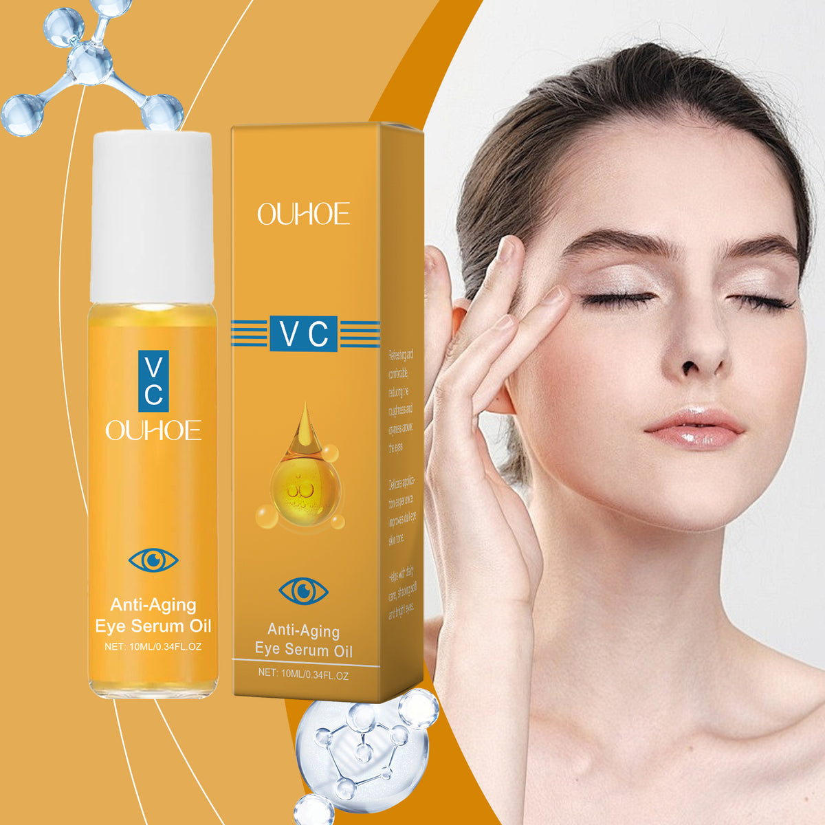 Eye Firming Essence Oil 10ml for Skin Care & Brightening - Nourishing Eye Serum