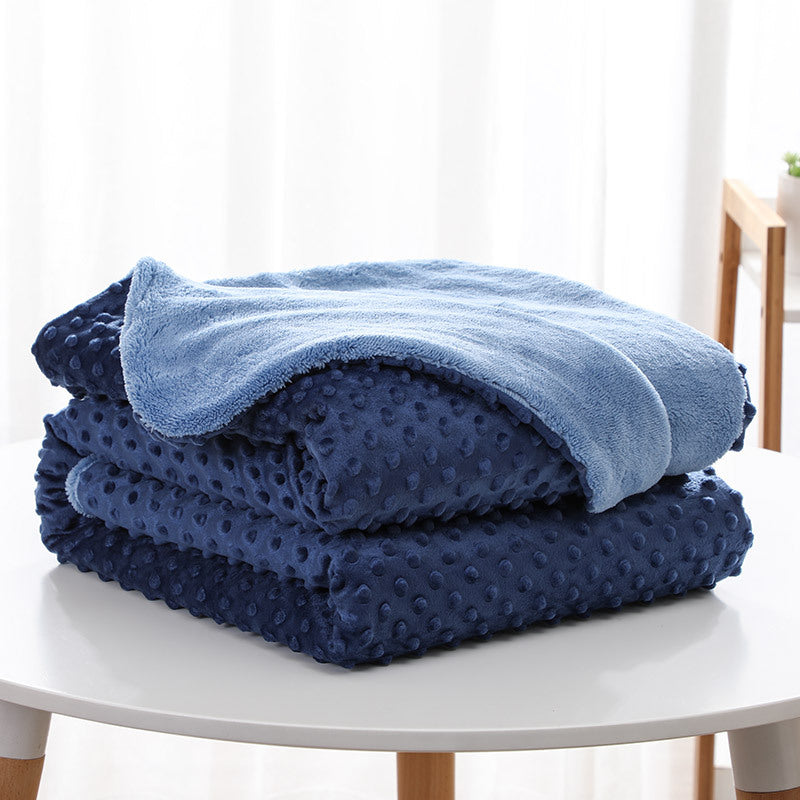 Soft Double-Layer Lambswool Blanket 150x200cm - Multiple Colors