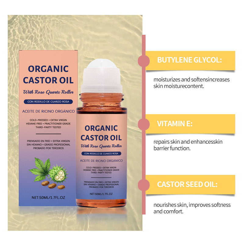 50ml Castor Oil for Body Massage - Relaxing Skin Care Oil