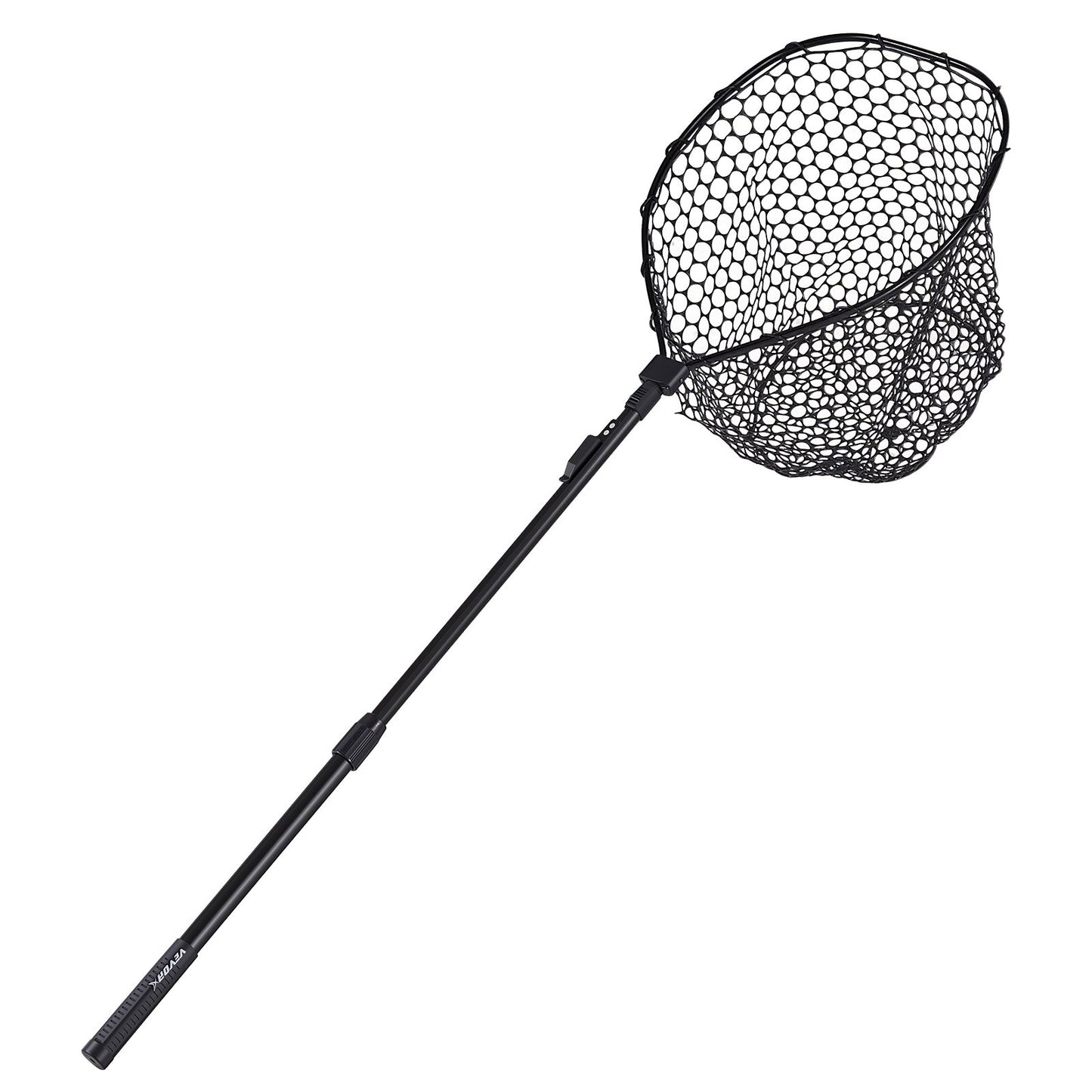 Foldable Telescopic Fishing Net - Lightweight Aluminum Fish Landing Gear with Silicone Mesh