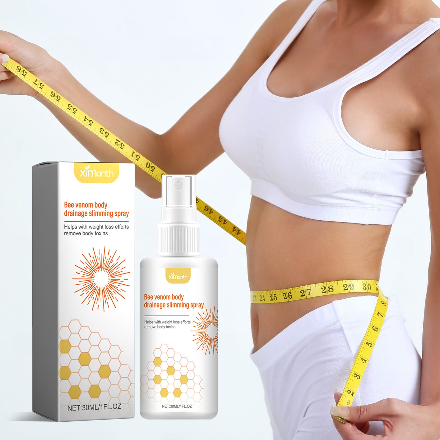 Lymphatic Body Sculpting Spray - Toning & Firming Mist for Abdomen and Arms