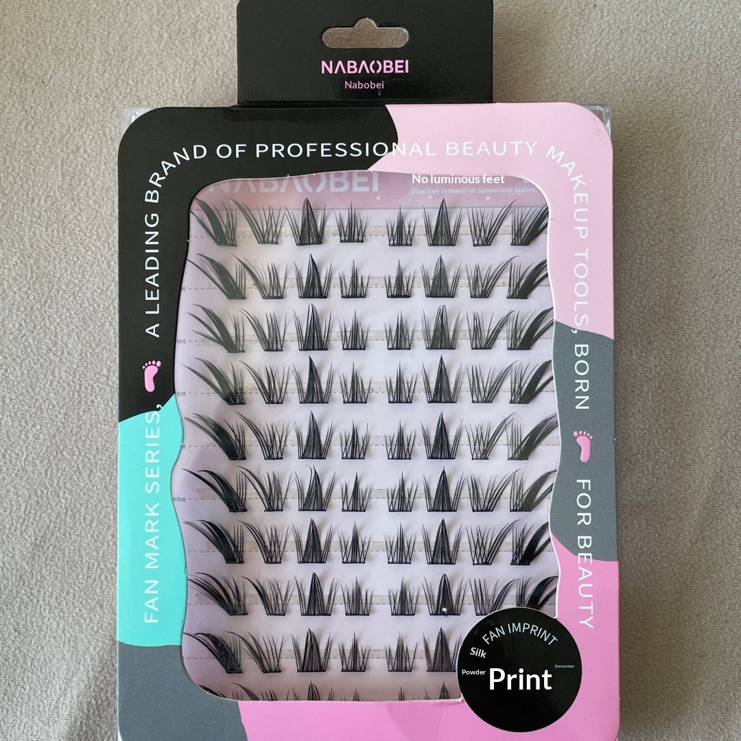 Glue-Free Segmented Cluster Eyelashes - 80 Piece Natural Mink Look Set