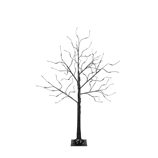 Halloween Ghost Trees Set with Purple LED Lights - 3 Sizes