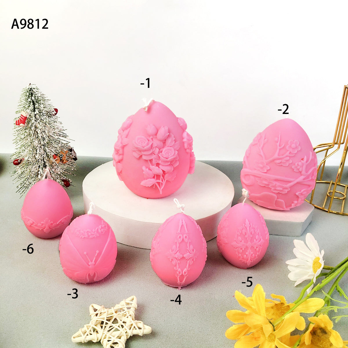 Egg Silicone Mold for Baking, Chocolate, Candle Making & Crafts - Irregular Shapes