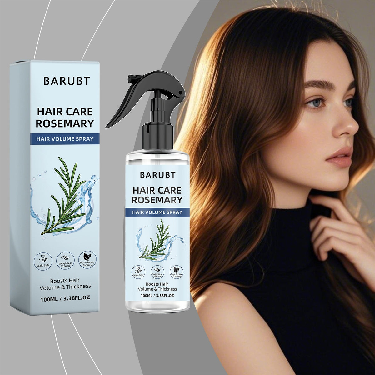 Rosemary Hair Spray 100ml - Fluffy Hair Care & Styling Product