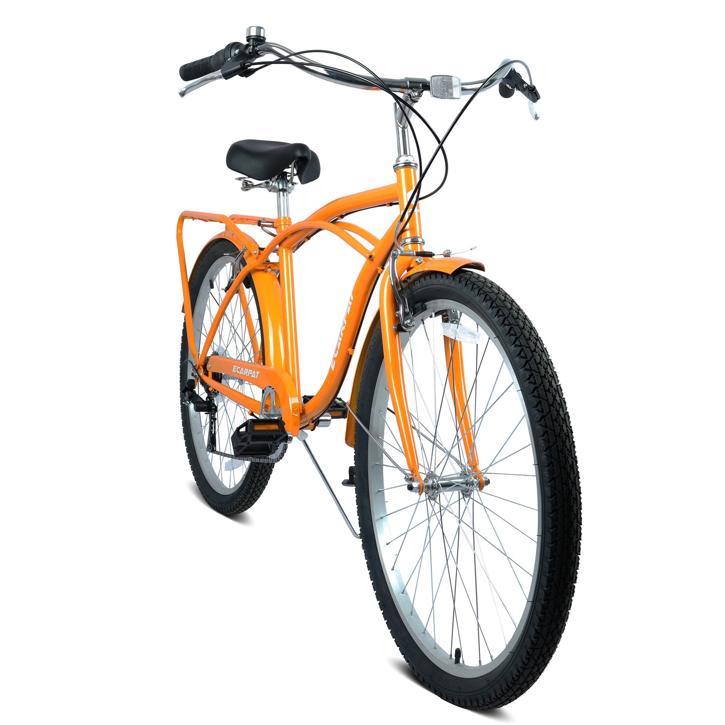 26-Inch 7-Speed Beach Cruiser Bike for Men & Women - Multiple Colors
