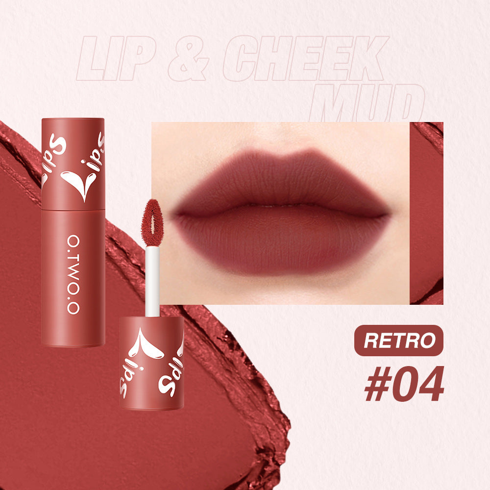 Matte Fog Lip and Cheek Dual-Use Powder Blusher and Lipstick - Air Lip Glaze