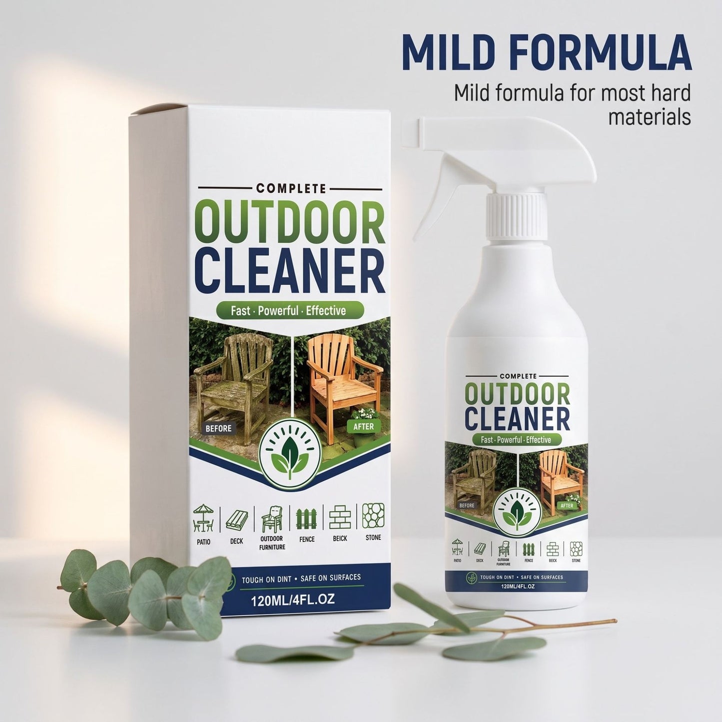 Outdoor Cleaner 120ml - Garden & Patio Surface Disinfectant