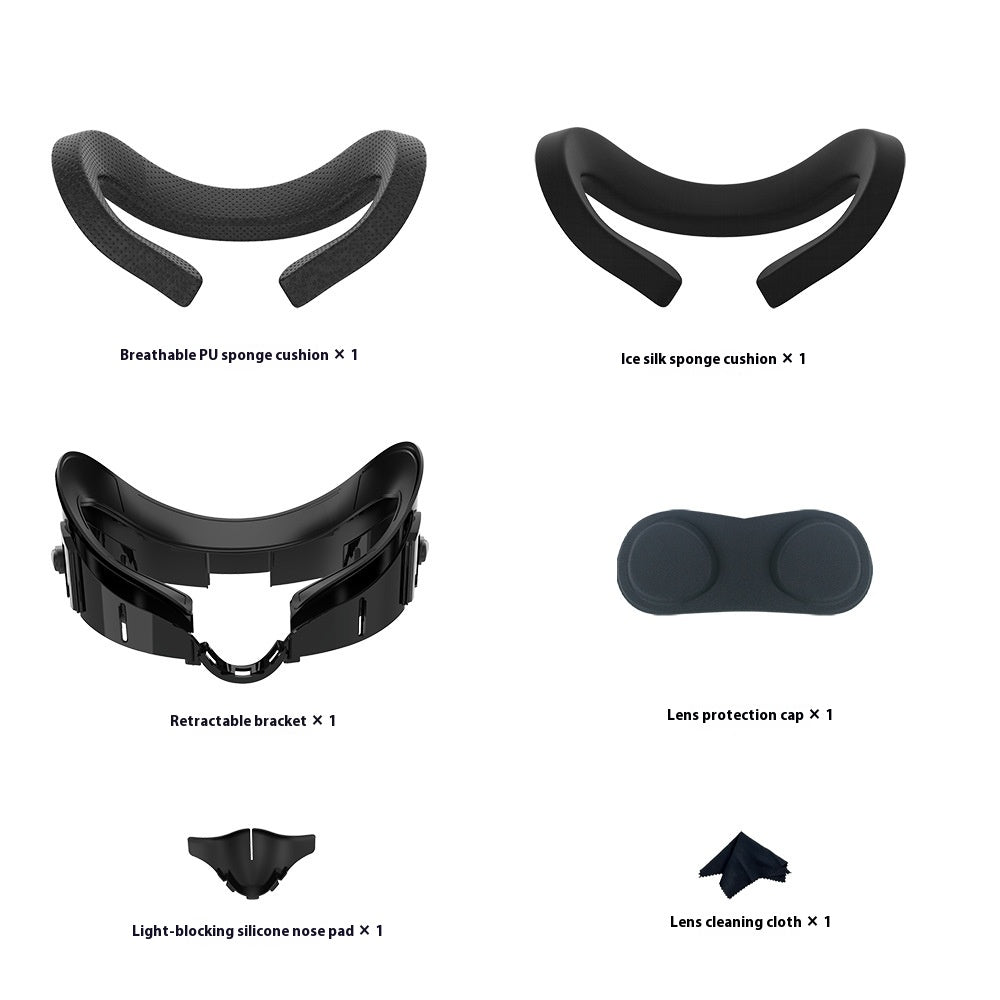 Black PU Replacement Mask - Adjustable Fit