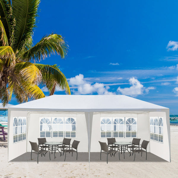 3m x 6m Outdoor Party Tent with Removable Sidewalls - White