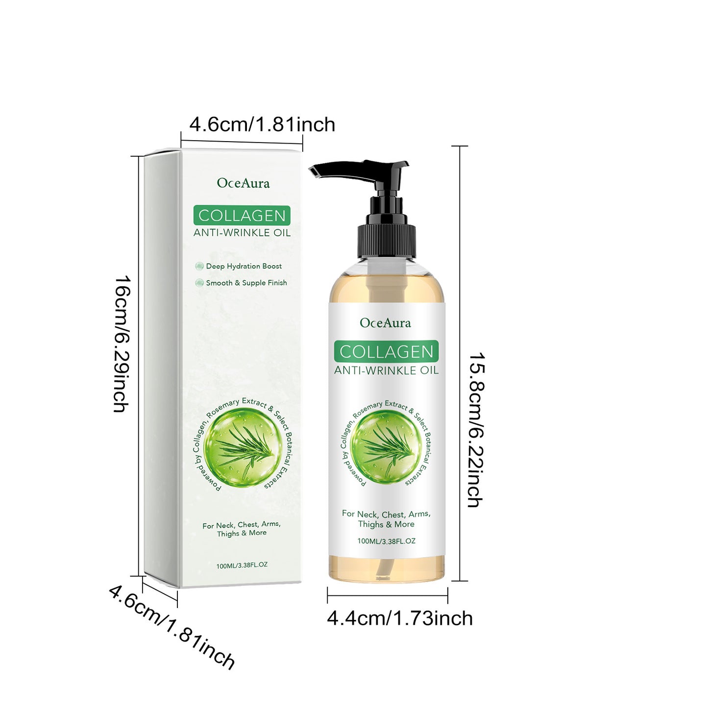 Collagen Body Oil with Hydrating Oils - 100ml