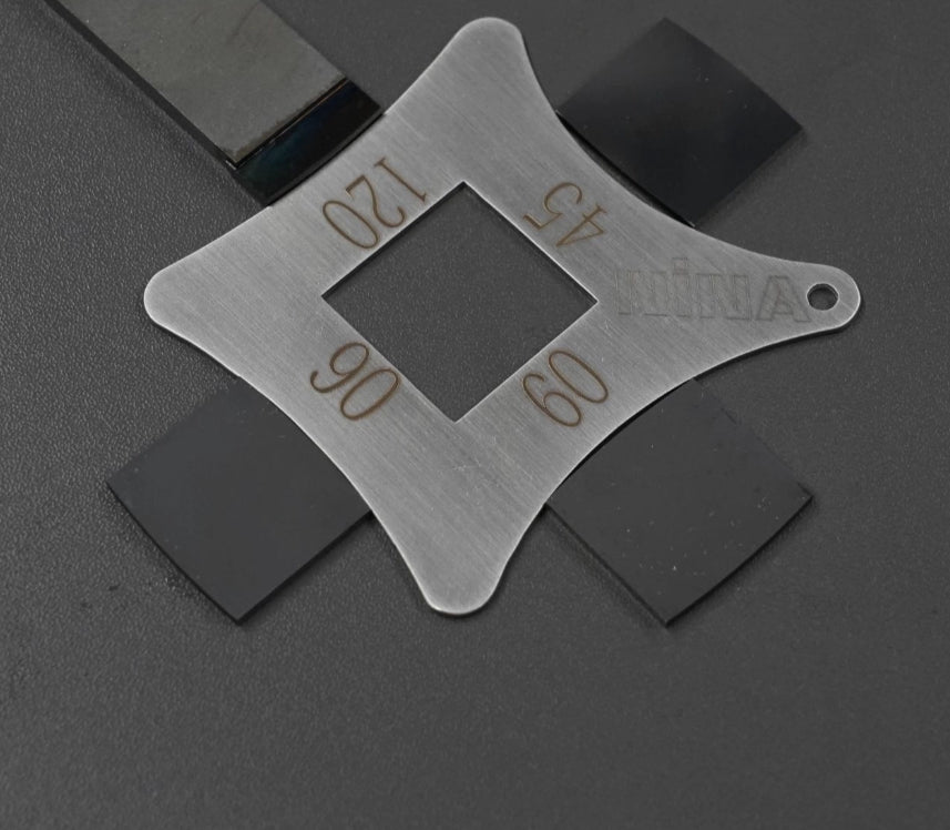 High-Precision Steel Lapping and Scraping Square-Inch Standard Gauge Blade