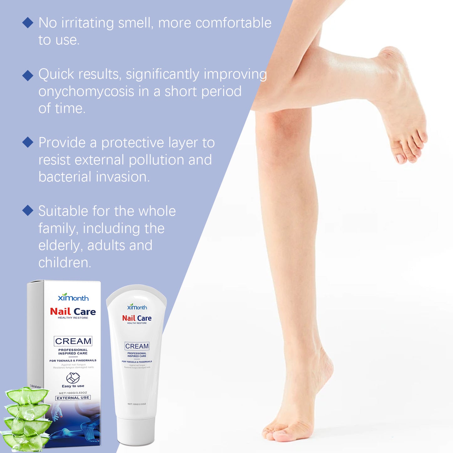 Nail Repair Cream - Nourishing Treatment for Damaged & Thickened Nails