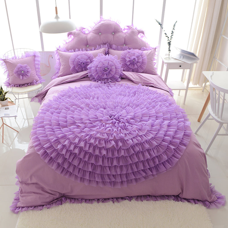 Cotton Princess Wind Bed Skirt - Multiple Sizes & Styles