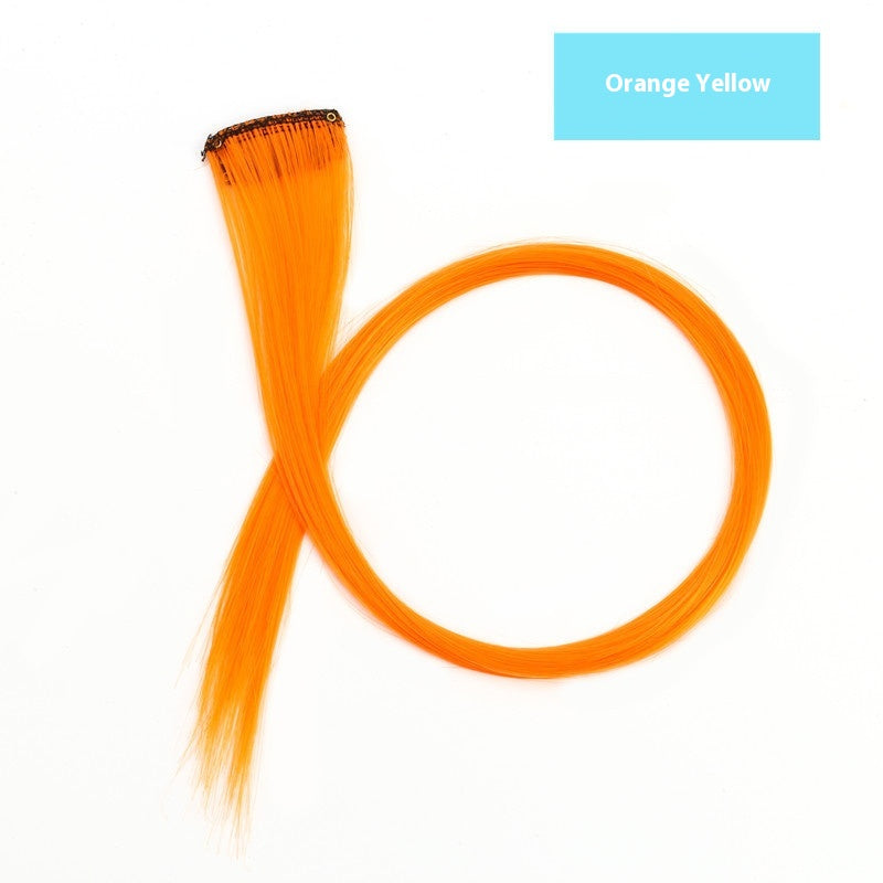 Colorful Hair Weave Extension Set - Multiple Shades, Non-Mainstream Style