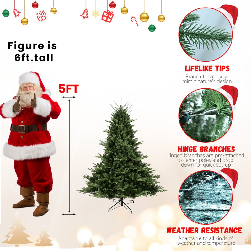Artificial Christmas Tree - PE/PVC Mixed Material, Multiple Heights