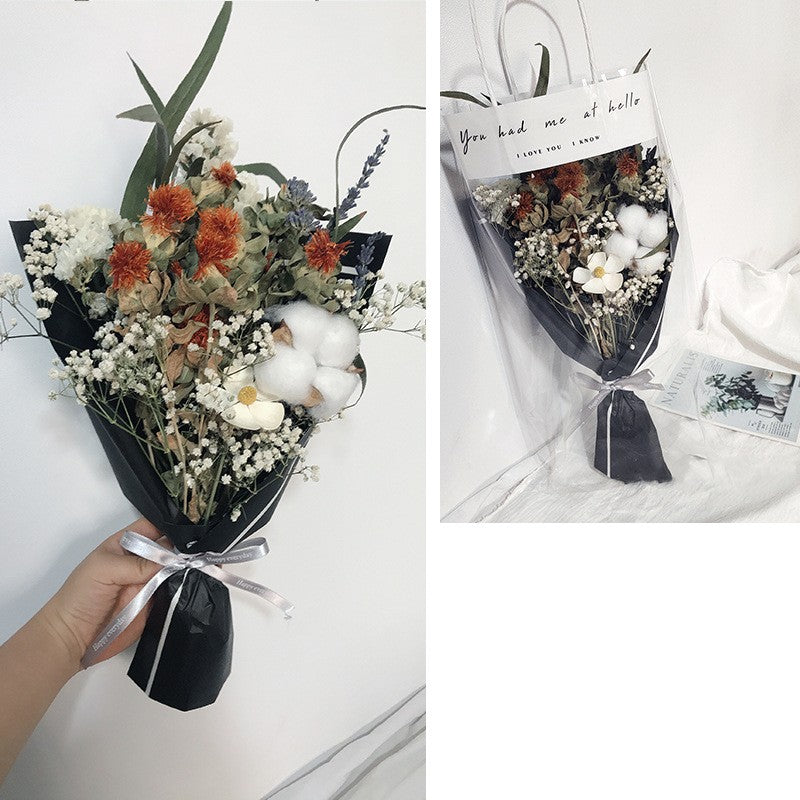 Festive Flower Bouquet with Fireworks Hand Decoration - Multiple Styles