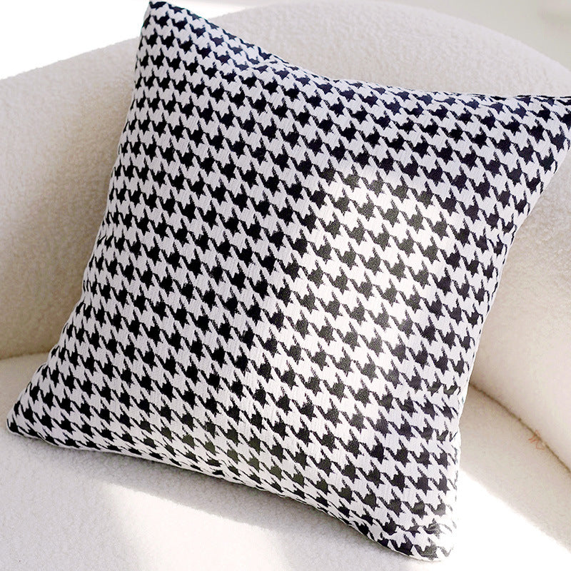Modern Black and White Decorative Throw Pillow Cover Set - Various Styles and Sizes