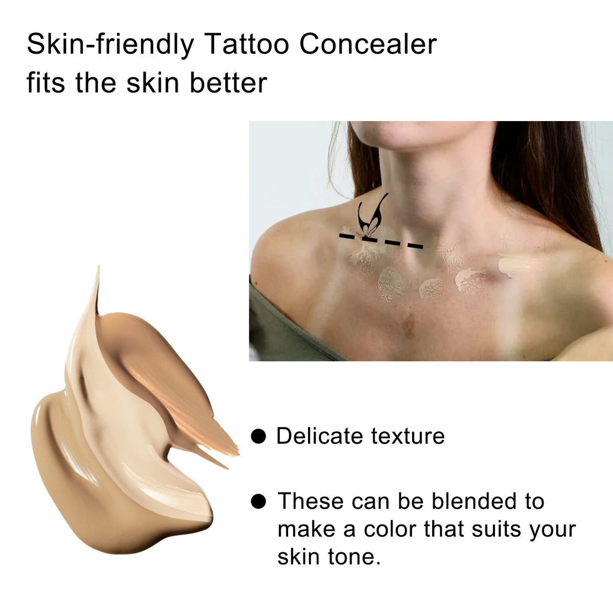 Tattoo Concealer Set Waterproof Scar & Birthmark Cover-up Makeup