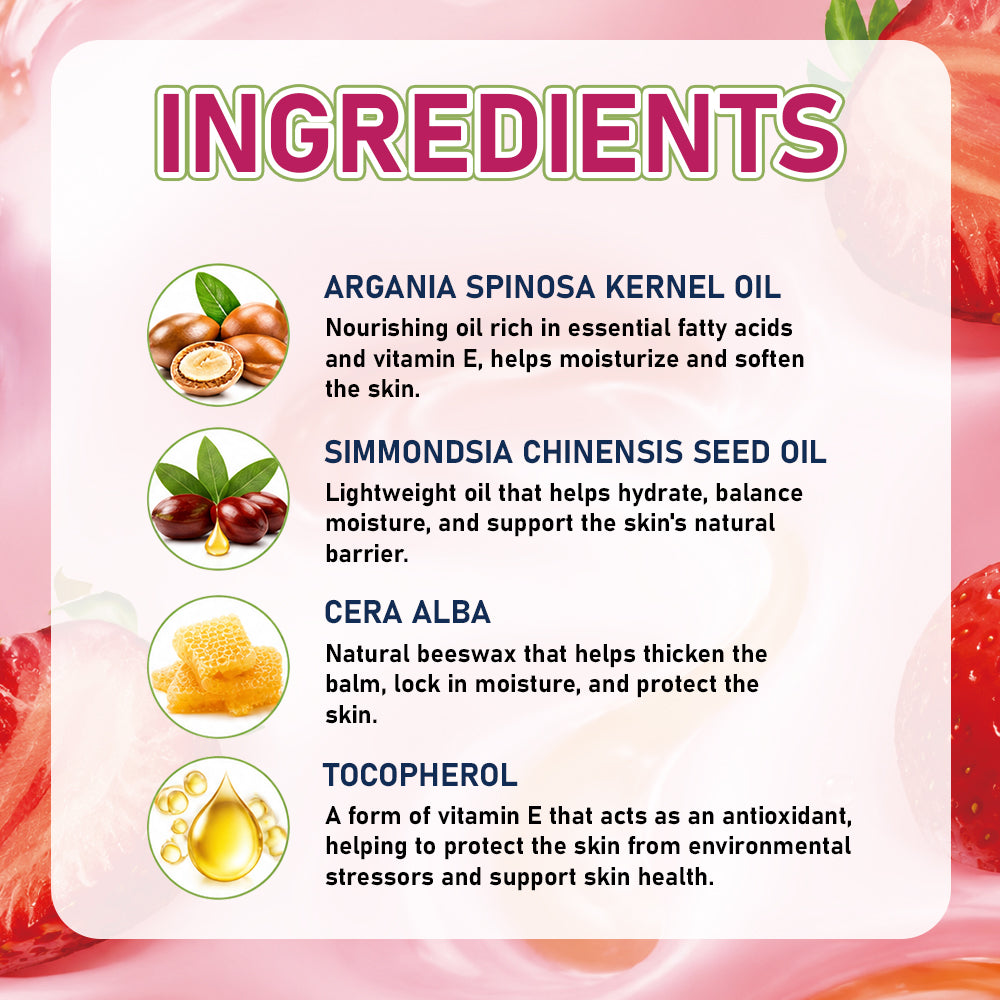 Strawberry Body Butter with Plant Oils
