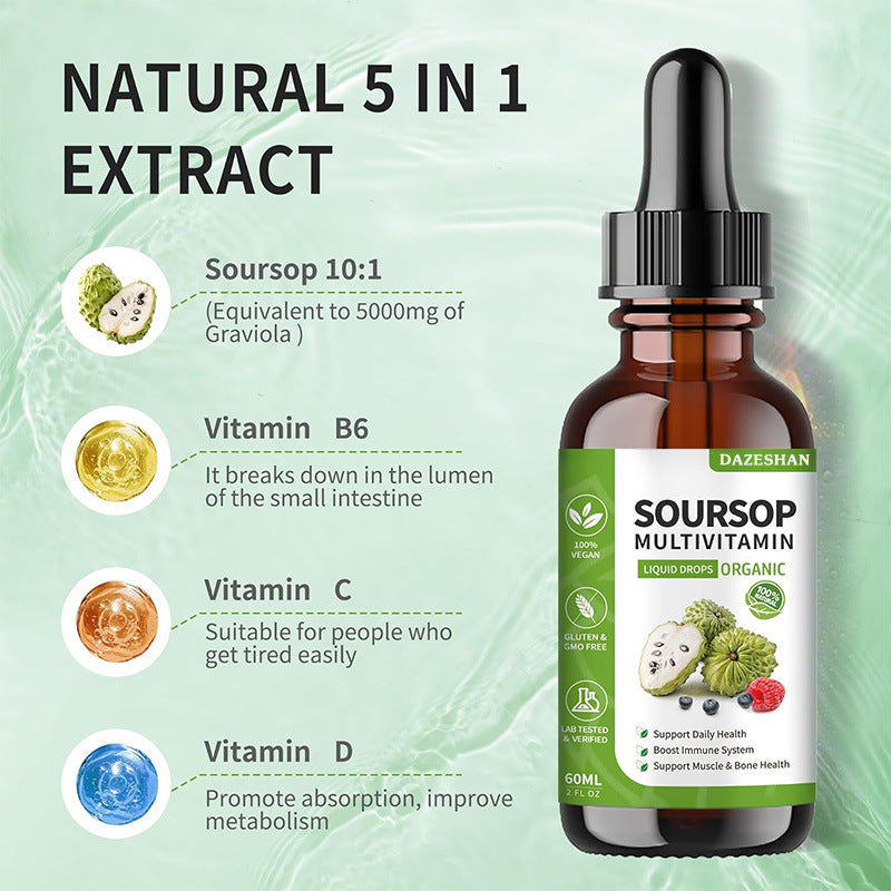 Annona Prickly Fruit Tincture 60ml Natural Health Supplement