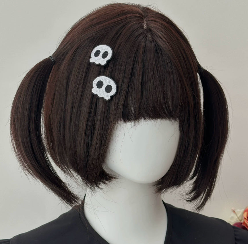 Skull Hairpin Clip - Dark Cute Hair Accessory