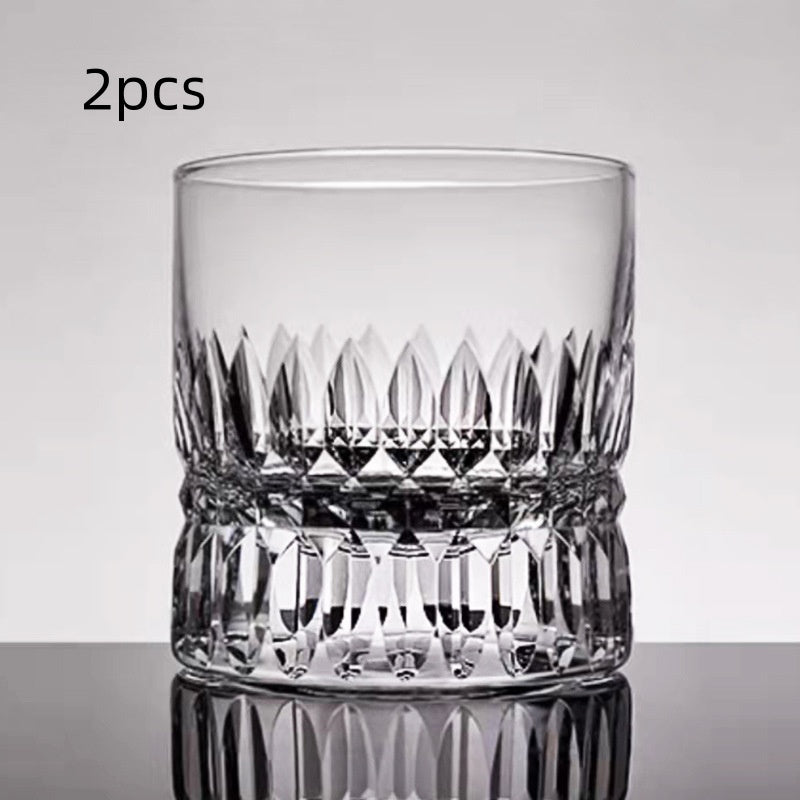Wine Knot Handmade Carved Crystal Glass Drinkware - Multiple Variants