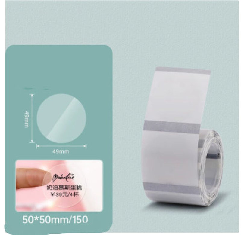 Waterproof Thermosensitive Self-Adhesive Label Roll for Home & Kitchen