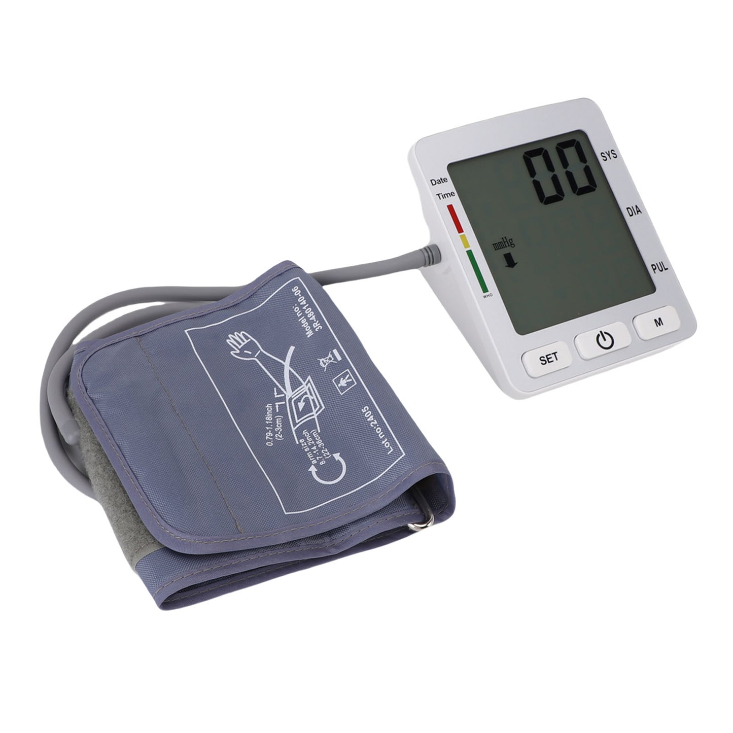 Arm BP Monitor With 8.66 - 14.17in Cuff 4.2in LCD Display 120 Reading