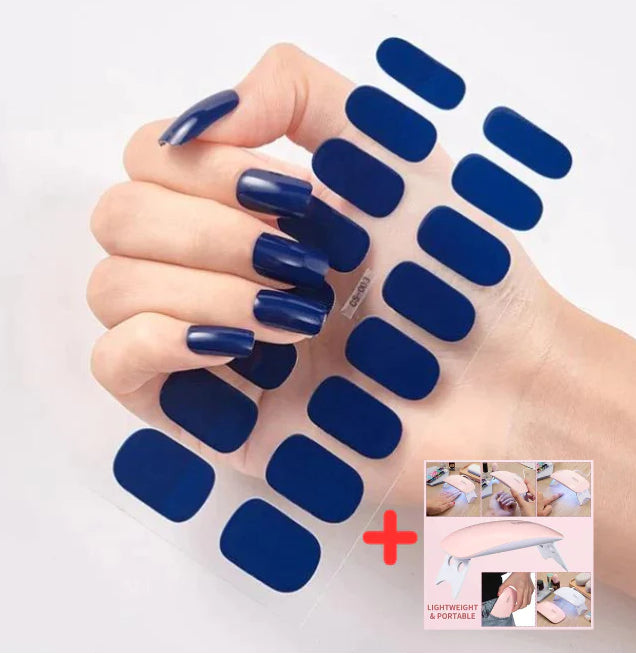 Portable Nail Heating Lamp for Gel Nails and Nail Art - Folding Handheld USB