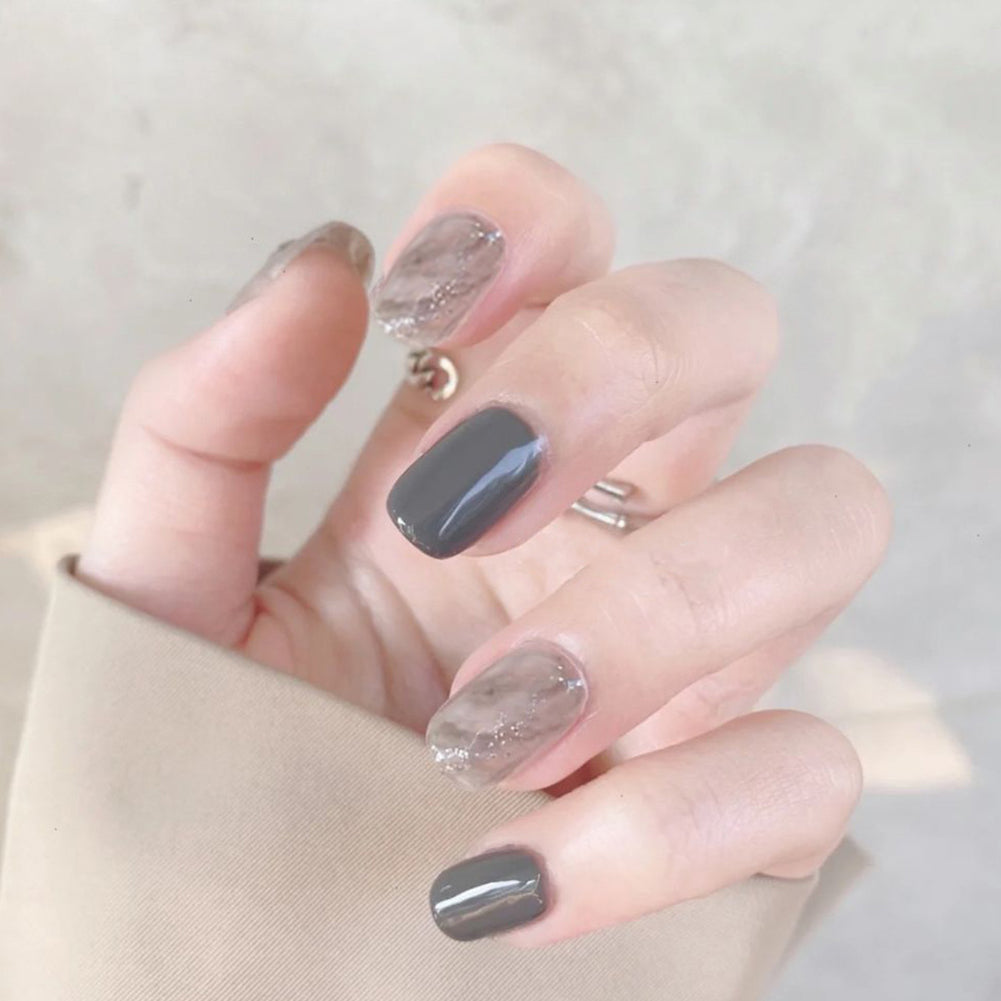 Nail Sticker Set with Glue for Nail Art - Multiple Colors Styles