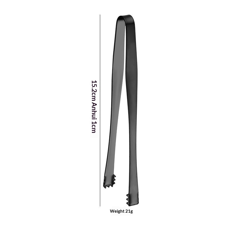 Stainless Steel Non-Slip Ice Tongs for Food & Kitchen Use
