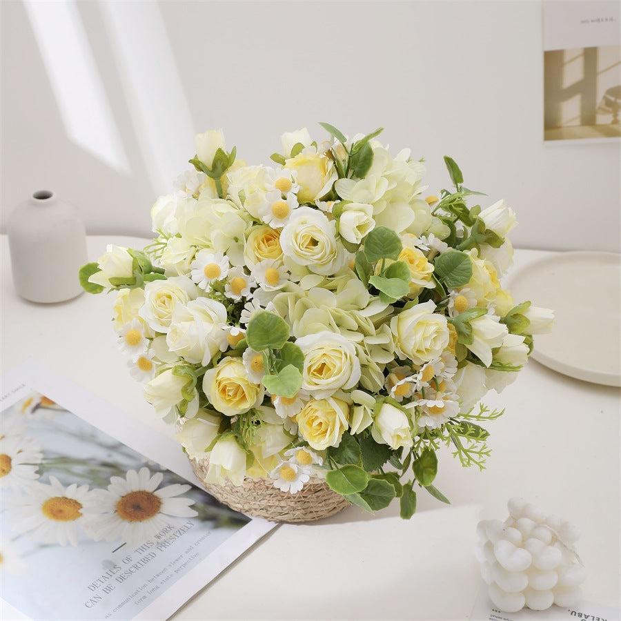 Artificial Rose Tea Bud Decorative Flower for Wedding & Home
