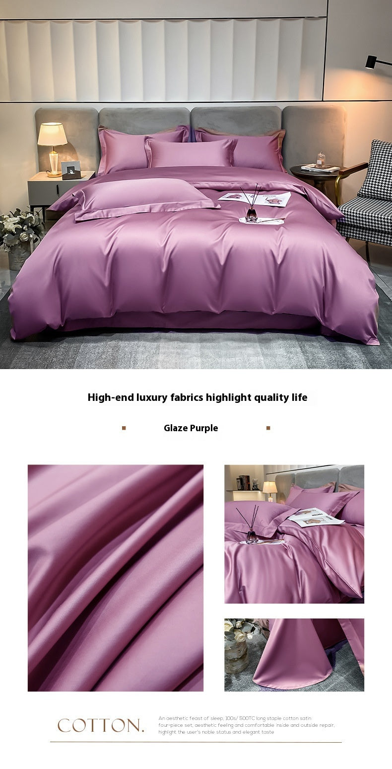 Egyptian Long-Staple Satin Cotton Fabric for Sewing & Home Decor, 140x140 or 280x130