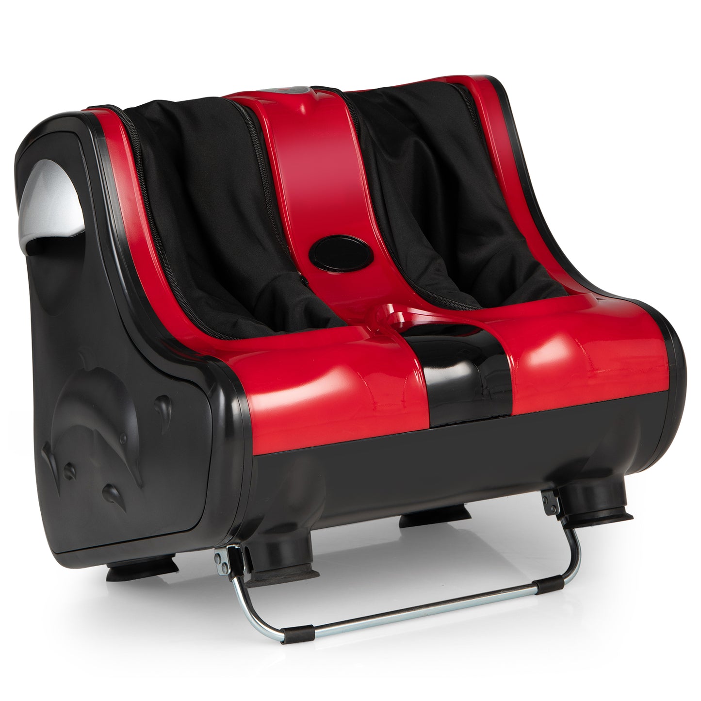 Shiatsu Foot Massager with Kneading, Vibration & Heat - Red