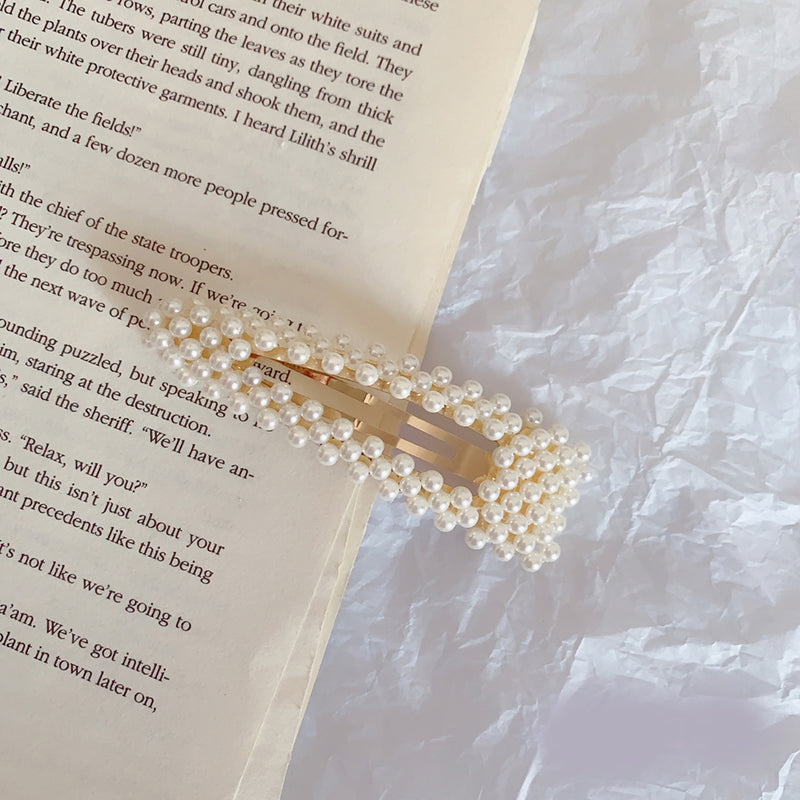 Beaded Pearl Side Clip Hairpin - Multiple Sizes & Styles