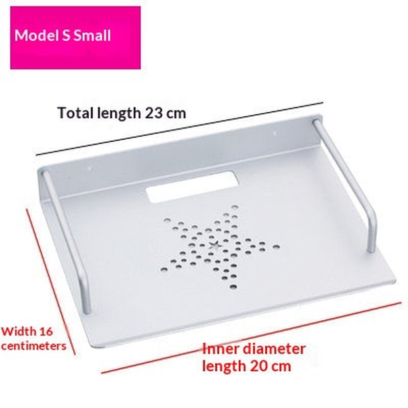 Space Aluminum Set-Top Box Shelf - Modern Minimalist Storage Organizer
