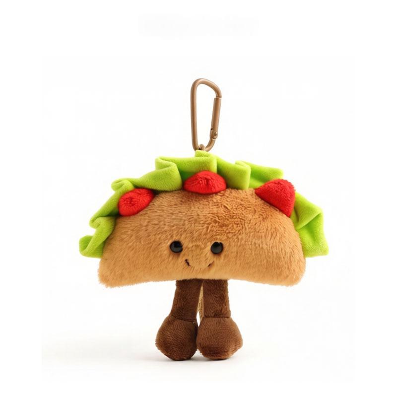 Creative Plush Toy Afternoon Tea Decoration Set - Fun Cartoon Gift