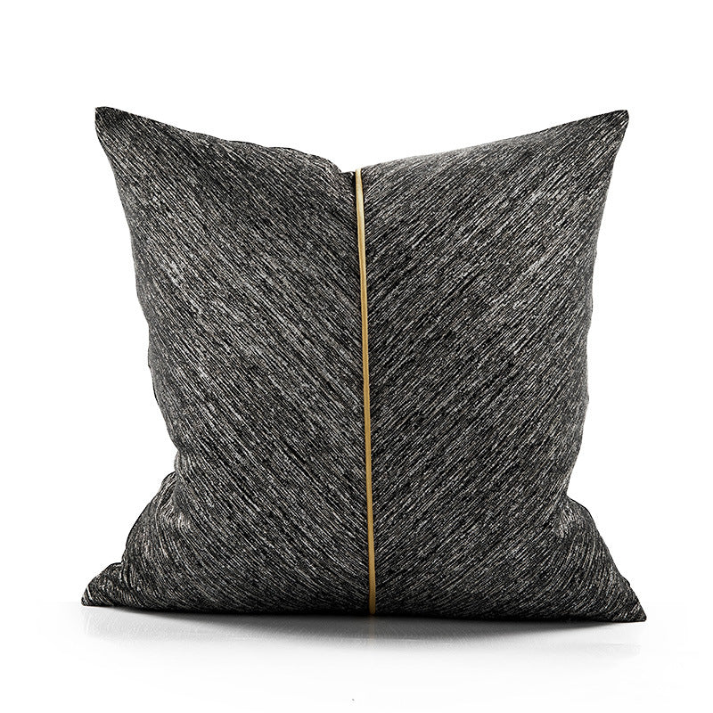 Gray 45x45cm Jacquard Pillow Cover - Chinese Style Cushion