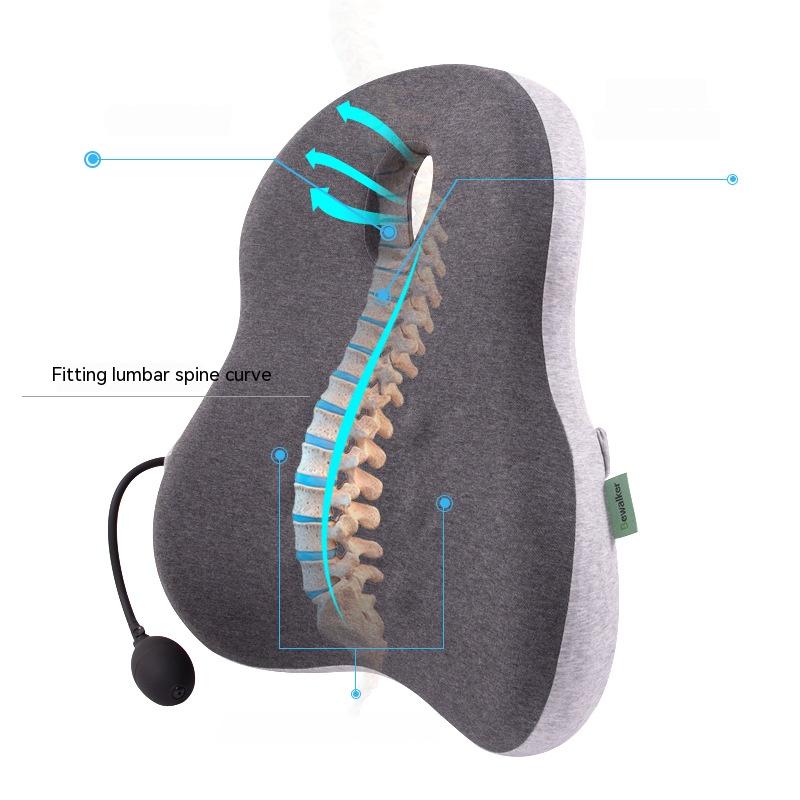 Ergonomic Memory Foam Backrest Cushion for Office & Home Chairs