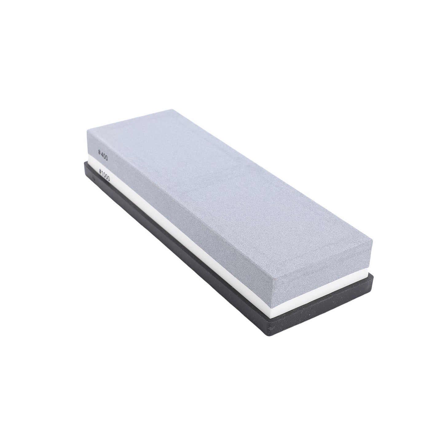 Dual Sided Sharpening Stone - 400/1000 Grit Whetstone with Anti-Slip Base