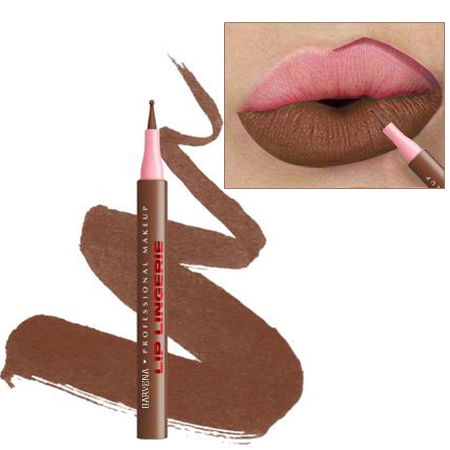 Matte Lip Liner Pencil with Full 3D Outline - Multiple Shades