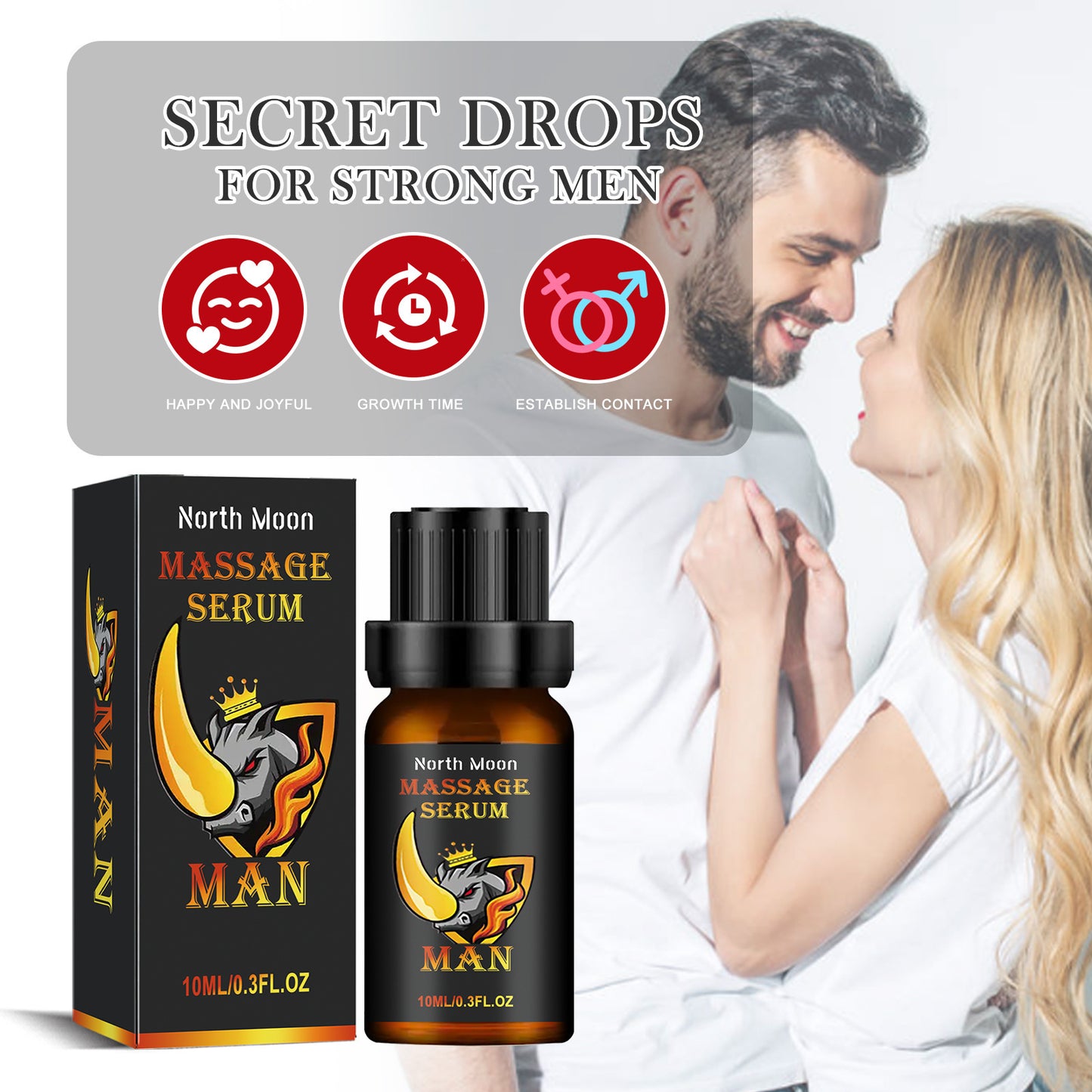 Men's Body Care Essential Oil 10ml - Massage & Skin Nourishment